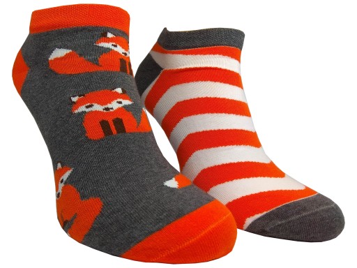 Veselé ponožky krátke - LÍŠKA