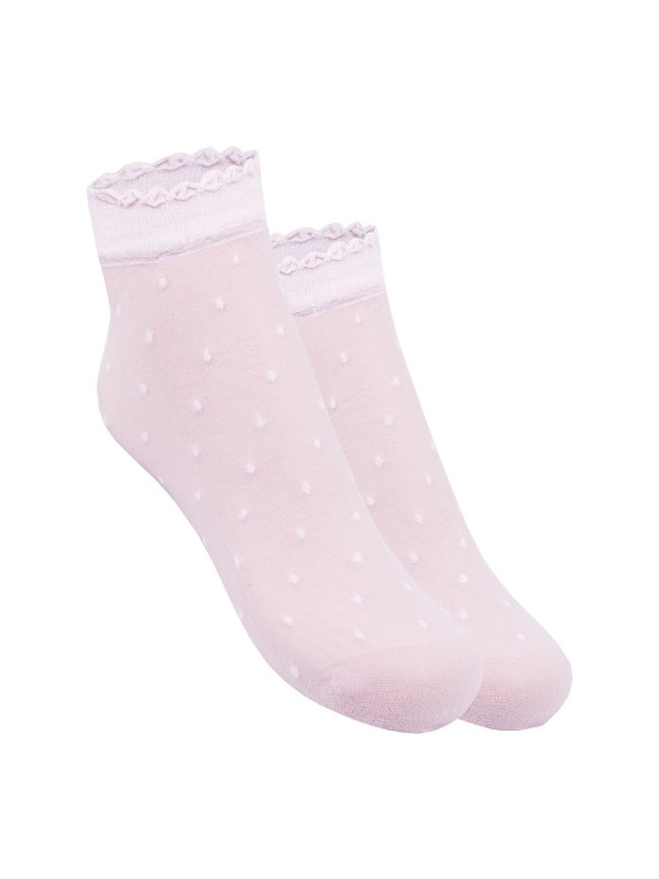 YO-dievčenské silonkové ponožky - BODKY - 2 pár