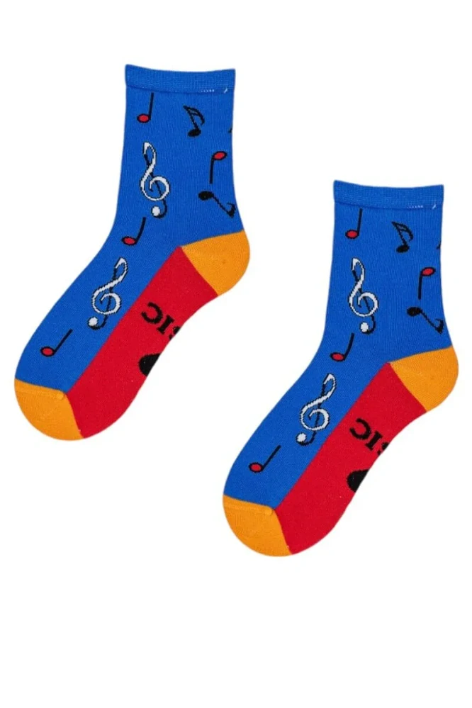 Chlapčenské vzorované ponožky AUTO