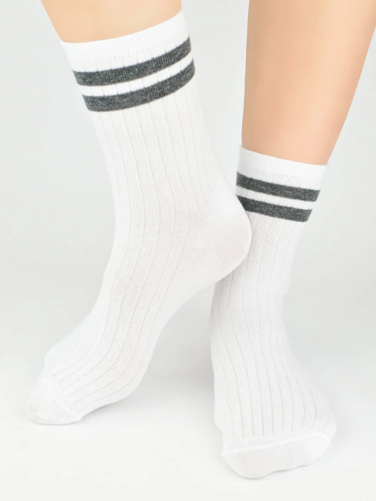 BAVLNENÉ PONOŽKY - REBRO