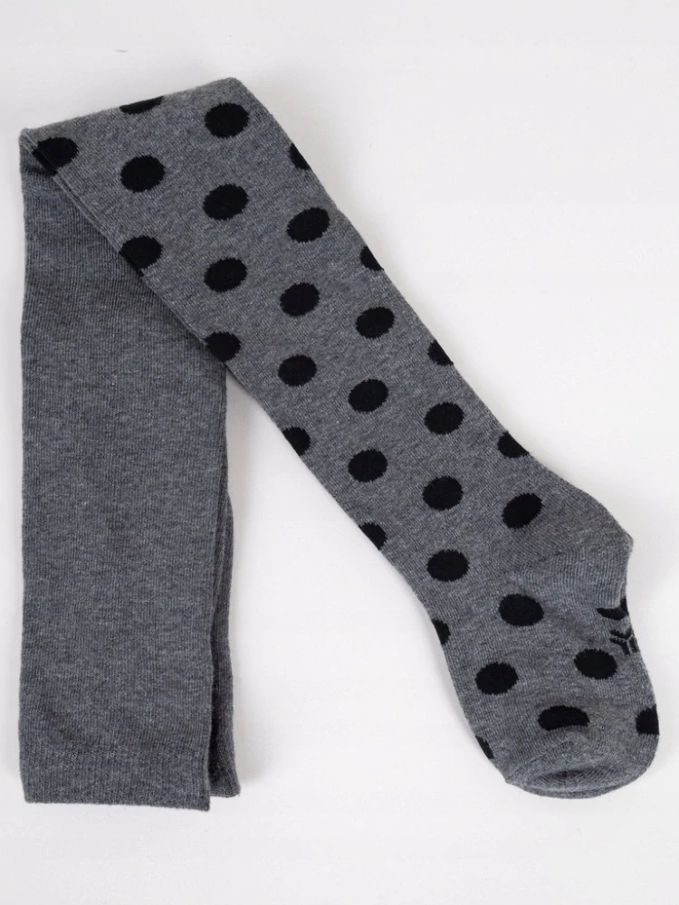 Dievčenské bavlnené guličkové pančuchové nohavice