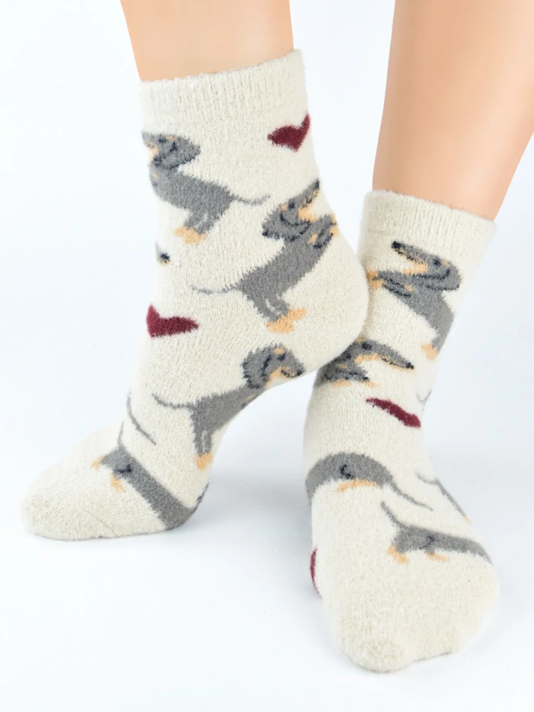 Dámske jemné flisové ponožky SP012