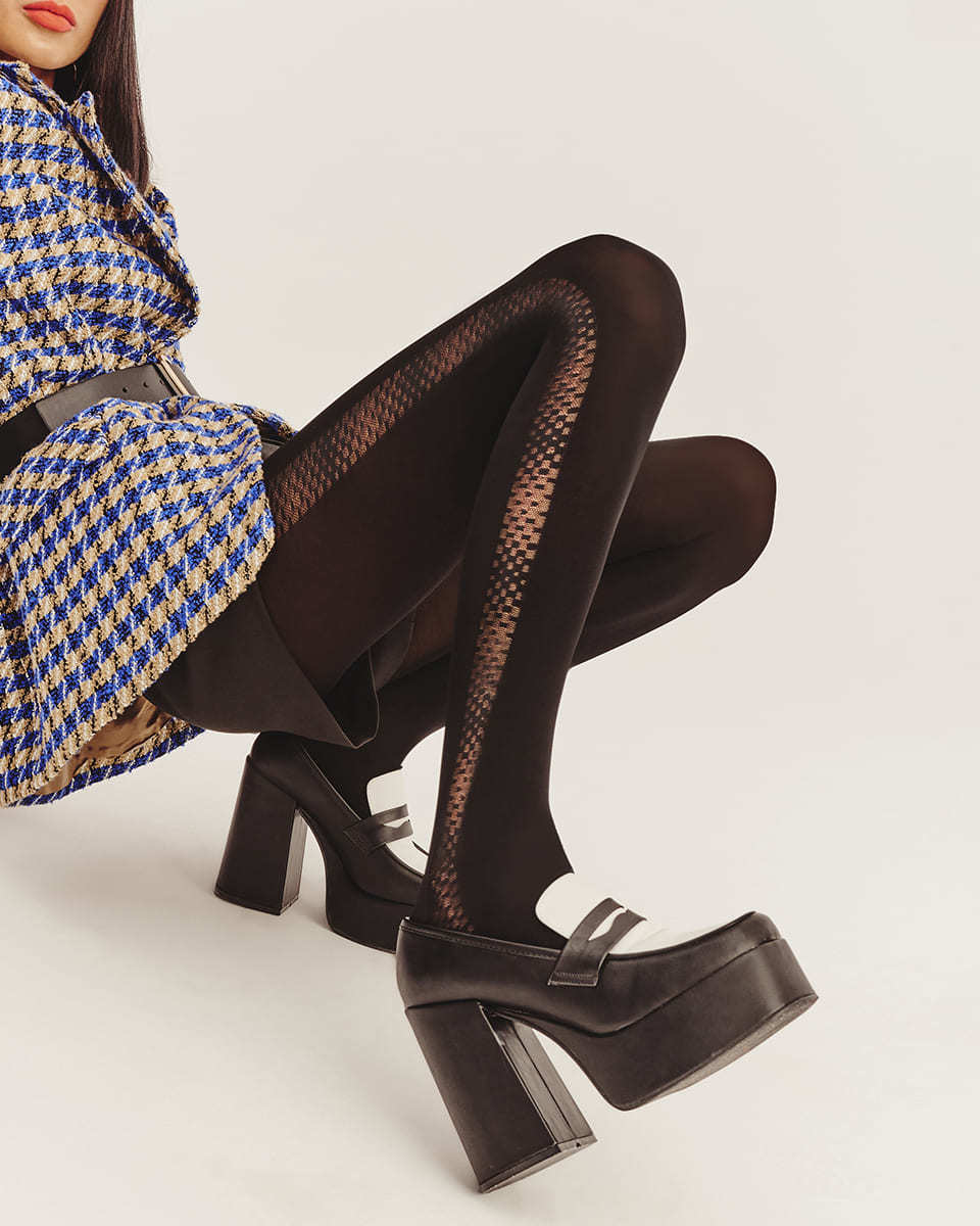 GABRIELLA - BLISS dámske vzorované 80 DEN pančuchové nahavice