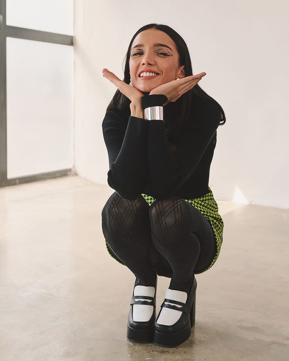 GABRIELLA - ELENA dámske vzorované 60 DEN pančuchové nahavice