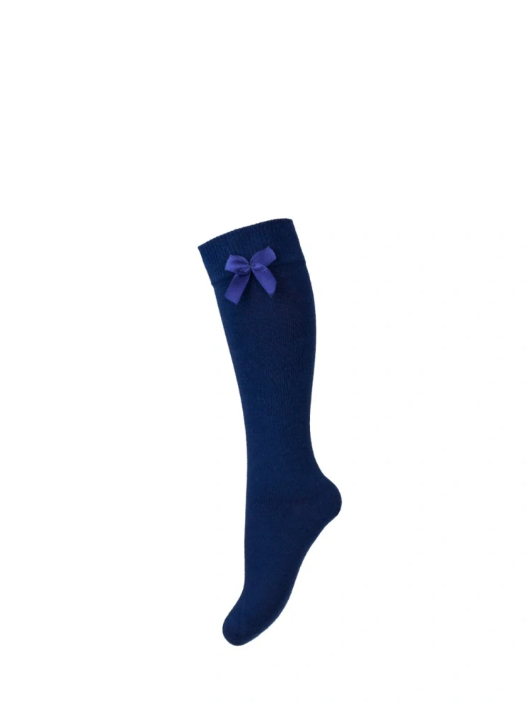 Detské bavlnané podkolienky s mašličkou