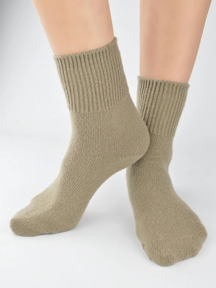 Dámske hrubé ponožky s vlnou SB081