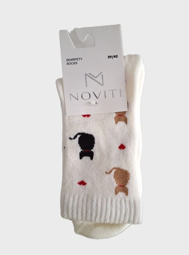 Froté vzorované ponožky - mačky