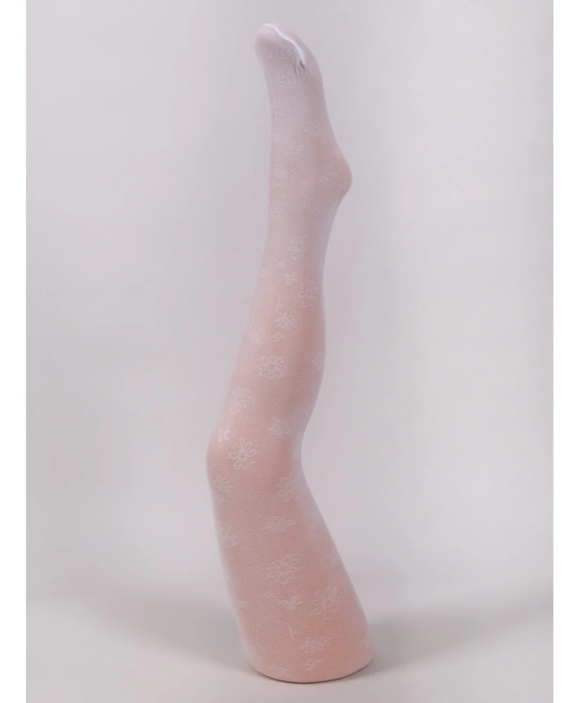 Detské ažurové pančuchové nohavice so vzorom 30DEN