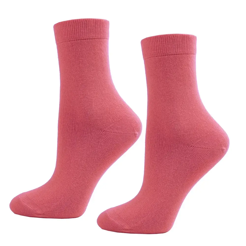 Detské jednofarebné bavlnené ponožky  