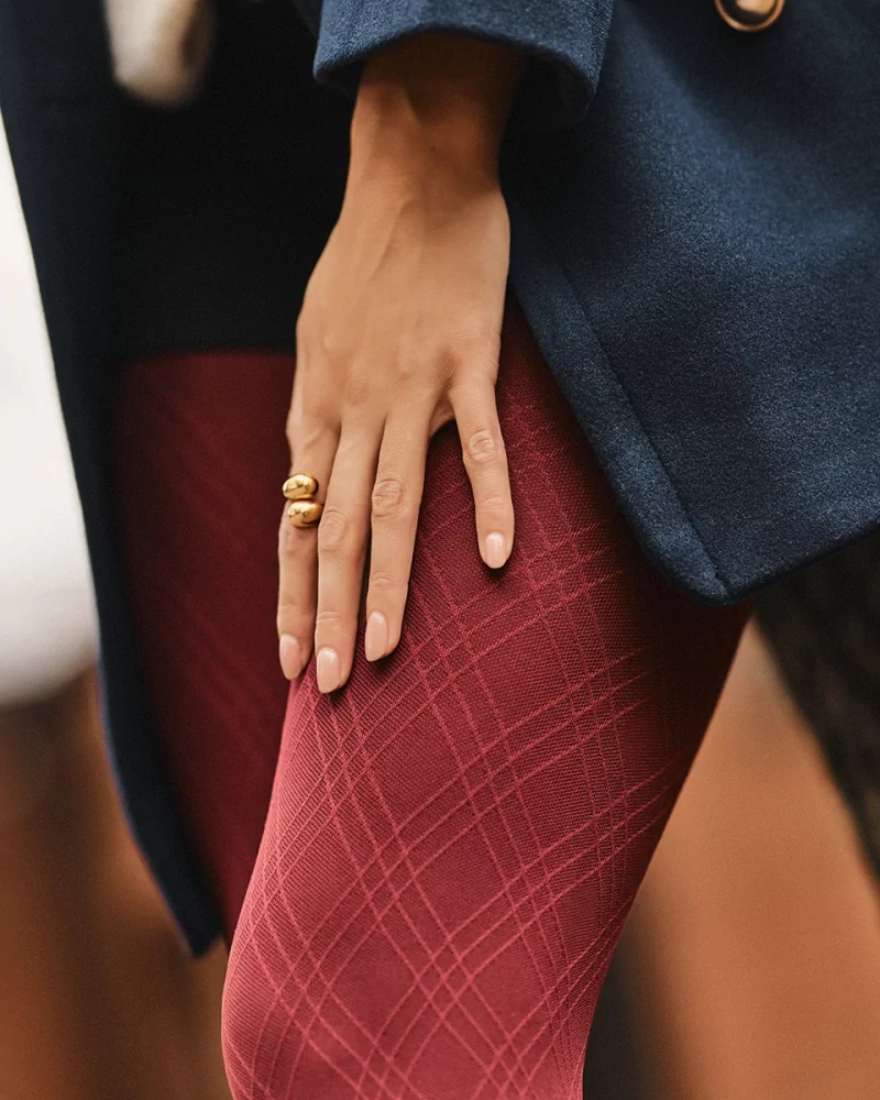 GABRIELLA - ELENA dámske vzorované 60 DEN pančuchové nahavice