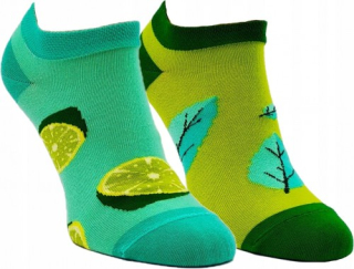 Veselé ponožky krátke - LIMETKA