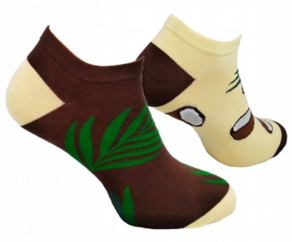 Veselé ponožky krátke - KOKOS