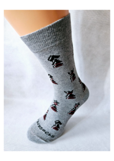 Veselé ponožky CRAZY SOCKS - ŠACHY