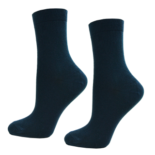 Detské jednofarebné bavlnené ponožky  