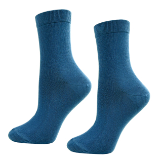 Detské jednofarebné bavlnené ponožky  