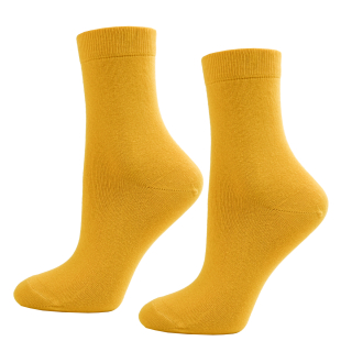 Detské jednofarebné bavlnené ponožky  