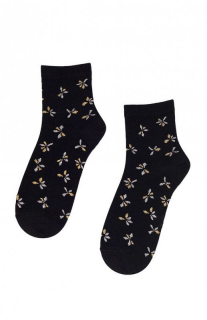 Detské bavlnené vzorované ponožky