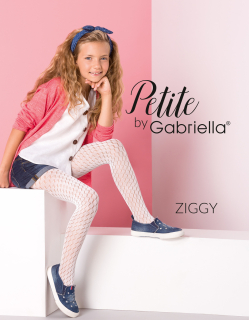 Divčenské ažurové silonkové pančuchové nohavice ZIGGY