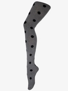 Dámske bavlnené vzorované pančuchové nohavice