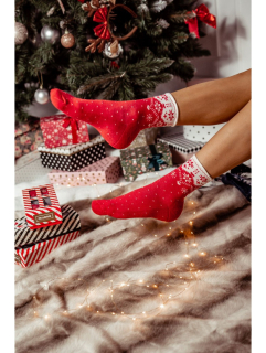 Vzorované ponožky UNIQUE - polofroté 