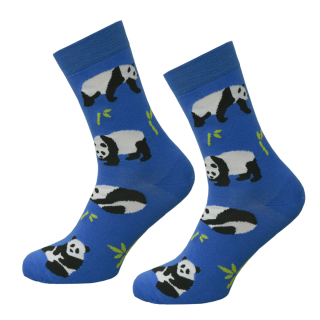 PANDY - Dámske bavlnené vzorované ponožky 