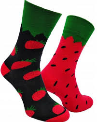 Veselé ponožky - JAHODY