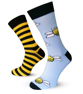 Veselé ponožky - VČELIČKY