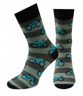 Veselé ponožky - BICYKLE