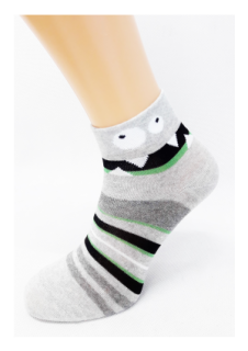 Dámske 3/4 ponožky - PRÍŠERA SO ZUBAMI