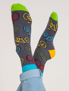 Detské bavlnené vzorované ponožky