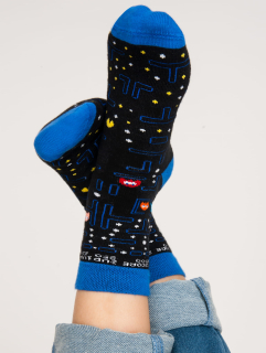 Detské bavlnené vzorované ponožky