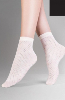 MIA - dámske silonkové žakarové ponožky