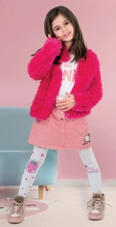 LITTLE PRINCESS - MICRO dievčenské vzor. pančuchové nohavice 40 DEN