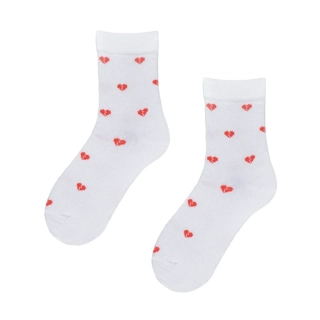 Dievčenské vzorované ponožky SRDIEČKA