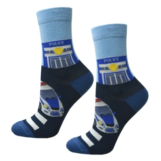 POLÍCIA - detské bavlnené ponožky